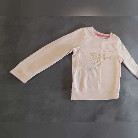 Girls 3T Cat & Jack Pink Shooting Star Sweatshirt - Picture 2 of 6